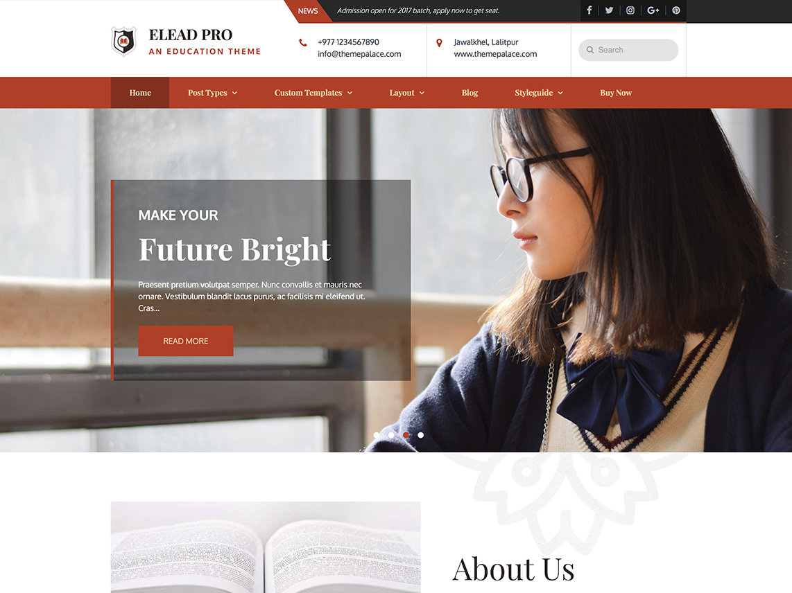 Elead Pro -Best Premium Education WordPress Themes and Templates 2020